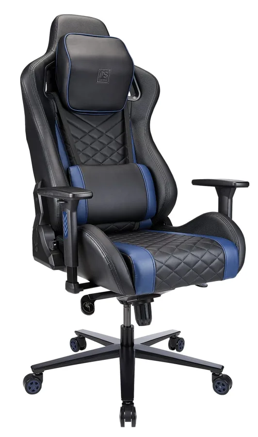 RS Gaming Davanti gaming chair in black and blue